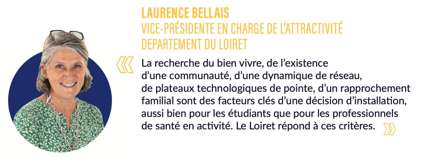 Citation de Mme Laurence Bellais, vice-présidente du Département, avec sa photoavec photo